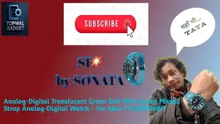 SF Sonata - Analog-Digital Translucent watch..