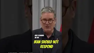 IRAN should not respond. #kierstarmer #ukprimeminister #israelattackiran