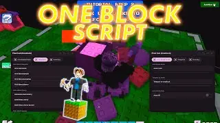 ONE BLOCK Script - Auto Mine, Teleports, Auto Kill, Auto Buy | ONE BLOCK Exploit