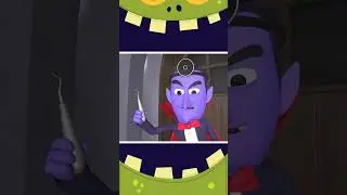 Zombie Family Visit The Vampire Doctor! #shorts #halloween #hooplahalloween #spooky