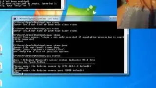 Java + Arduino Ethernet Shield; Minecraft Server status indicator