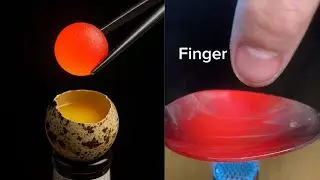 Experiment 1000&deg;C RHCB vs EGg Hot Spoon vs Finger | Cool Science Experiment
