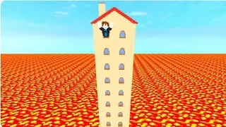 AKU BUKAN PEMULA KABUR DARI LAVA DI GAME ROBLOX ! | Kabur Dari Lava