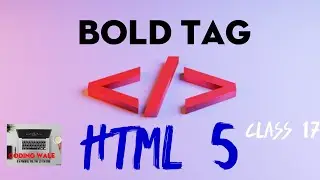 bold tag- html5 tutorial in hindi || coding wale