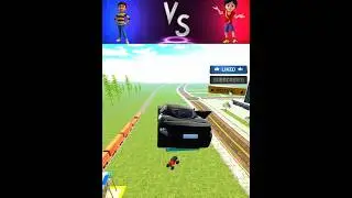 Indian bike 3d games MHA mukabala challenge #rudra vs #shiva 😲 #cartoon team  💥