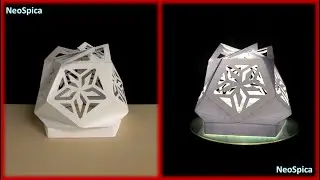 1 -  Openwork Paper Folding Tower / Closing Twist: Single Level of Flat Pentagonal Faces