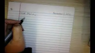 Writing a Letter to a Pen Pal