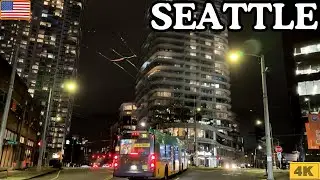 FAIRVIEW AVE AFTER DARK Pure Seattle Night Atmosphere No Talk, Just Vibes 4K 60FPS 🇺🇸 @Chyfum
