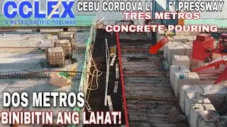 CCLEX LATEST UPDATE CEBU CORDOVA LINK EXPRESSWAY | DONE 3 METERS CONCRETE POURING 2 METERS LEFT
