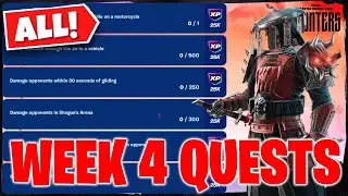 How to Complete All Week 4 Quests in Fortnite Chapter 6 Season 1 (Complete Guide)