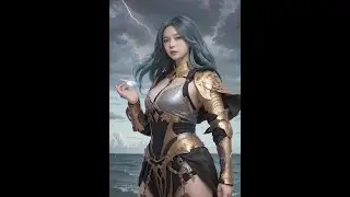 [4K AI Fantasy Look Book] 무서운 태풍의 여신 / Terrifying Goddess of Typhoon / 怖い台風の女神 (23)