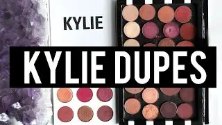 KYLIE BURGUNDY PALETTE: EXACT DUPES For EVERY Shade! | Jamie Paige