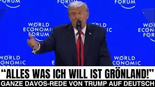 Trump gegen Europa: Migration, Energie, Provokation - Ganze Davos 2026 Rede auf Deutsch