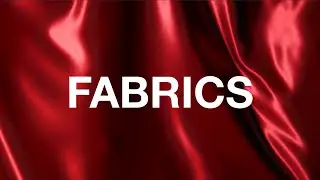 Graceful Flow: Red Fabric in Motion