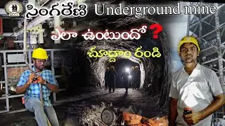 Singareni underground mine shanthikhani #donabandavillageboy #singareniundergroundmine #underground
