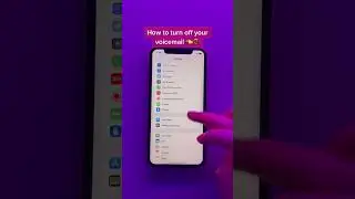 iPhone Tips - How to turn off/disable the voicemail #voicemails #iphone  #iphonetricks #fyp #foryou