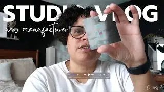 Small Business Studio Vlog 6 | new sticker manufacturer, behind the scenes