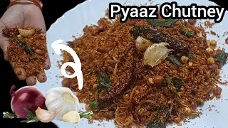 प्याज़ की ऐसी चटपटी चटनी एकबार बनाये और महीनों तक खायें | Pyaj Ki Chutney | Easy Onion Chutney