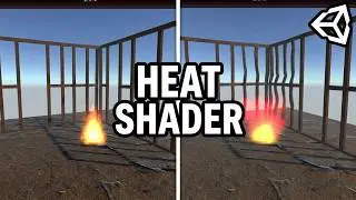 Unity Heat Distortion shader