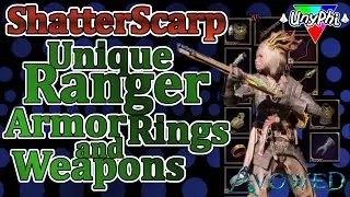 Shatterscarp Unique Ranger Armor Weapons and Rings - Avowed - Storm-Sworn - Stormdancer
