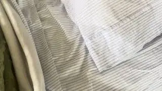 Честный обзор простыней Lane Linen из 100% органического хлопка | В полоску