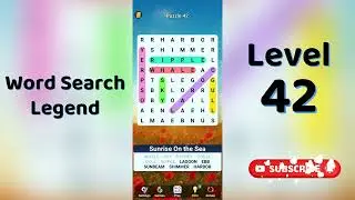 Word Search Legend Level 42 Answers 🔠 | Puzzle Game Answers & Tips | Go Answer