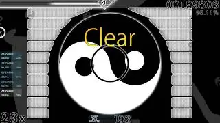 Easy mode Bad Apple OSU! gameplay 