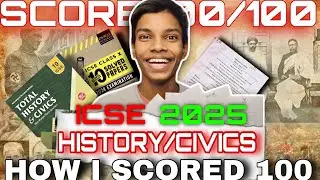 HOW TO SCORE 100/100 IN HISTORY/CIVICS ICSE 10TH 2025 BOARD EXAM #icse #icse2025 #icseboard