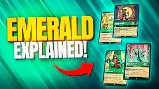 Emerald Cards - How to Play Disney's Lorcana