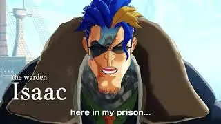 Issac new badass character with blue armor in ONE PIECE