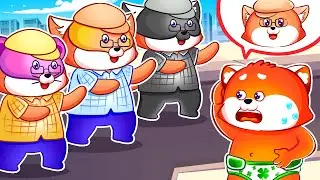 Where Is Daddy Copycat VS Real Cat Song | Kids Songs & Nursery Rhymes for Baby | Lucky Zee Zee