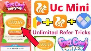 Uc Mini App se paise kaise kamaye | Uc Mini Unlimited Refer Trick | Uc Mini App | Live Proof 📱