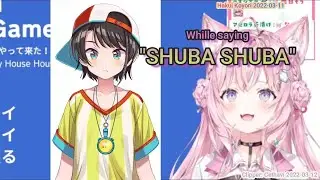 SHUBA SHUBA - Koyori imitates Subaru (ft. Takanashi Kiara) - Untitled Goose Game #HoloBirds #HoloX