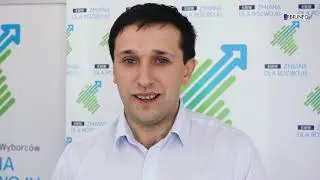 Szymon Stapiński dziękuje wyborcom