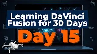 Learning DaVinci Fusion for 30 Days | Day 15: Tracking Text onto Moving Footage
