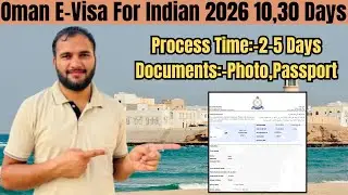 Oman Visa | Oman Visa For Indians | Oman Tourist Visa For Indian | Oman Visa Apply Online#omanvisa