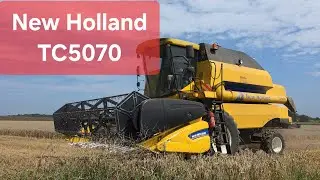 Kombajn New Holland TC5070 cofa i zawraca 4K zostaw suba pozdrawiam