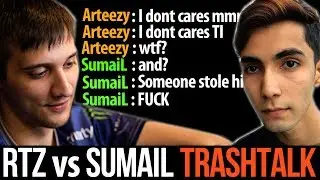 Arteezy vs SumaiL - TOP MMR Trashtalk Cancer Game Dota2