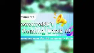 TREASURE NFT IS BACK 🔥🔙 #blockchain #crypto #digitaltreasure #metaverse #cryptoart