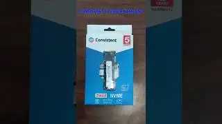 🔹 CONSISTENT S7 256GB NVMe SSD Unboxing & First Look 🔹