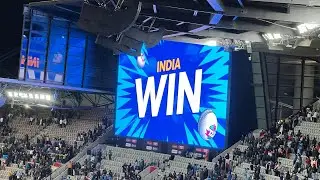 India vs Pakistan - The winning run - Live moment - KING KOHLI - R ASHWIN - T20 World Cup 2022-MCG💥🔥