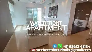 Fully Furnished Waterfront Apartment at Marinedrive, Kochi | Kochi Real Estate
