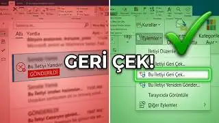 Mail Geri &Ccedil;ekme ve Silme
