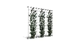Wall Trellis System 3D Model by CADdetails.com