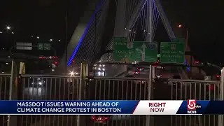 MassDOT issues warning ahead of climate change protest in Boston