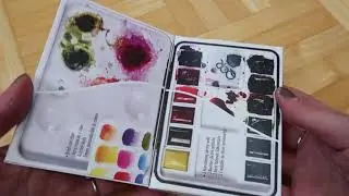 QOR Watercolor Mini Travel Palette First Impressions and Review