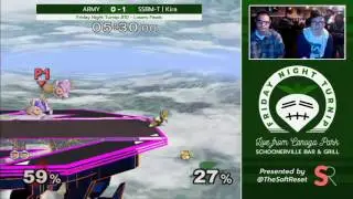Friday Night Turnip #10 - ARMY (Ice Climbers) vs. SSBM-T | Kira (Fox) - Losers Finals