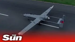 Taiwan shows off its drones as key to 'asymmetric warfare' following Ukraine's success