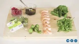 NERGI&reg;, Garnelen, Basilikum und Rucola im Gl&auml;schen