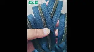 Long-chain zipper with various materials